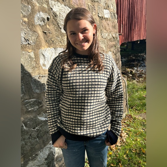 Vintage 100% Virgin Wool US Umberto Shetland Fisherman Sweater - Picture 11 of 12